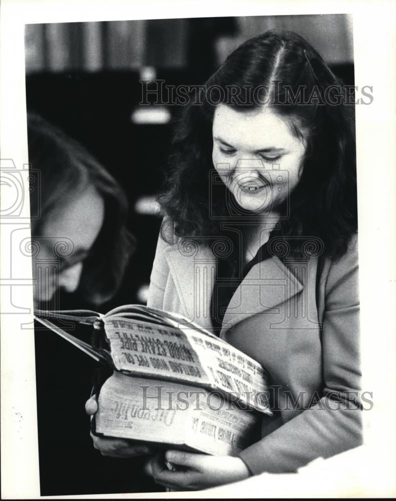 1979 Press Photo Pamela Frank, professional searcher who operates Rent-a-Sleuth - Historic Images