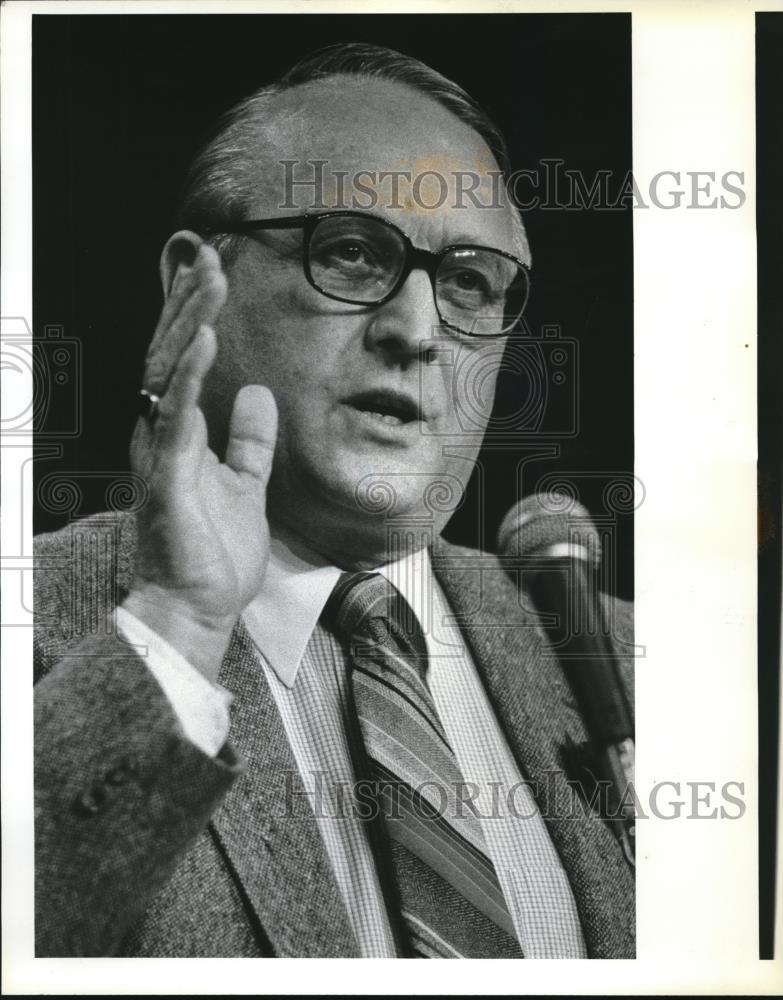 1984 Press Photo David Cargo, State Treasurer Candidate - ora00918 - Historic Images