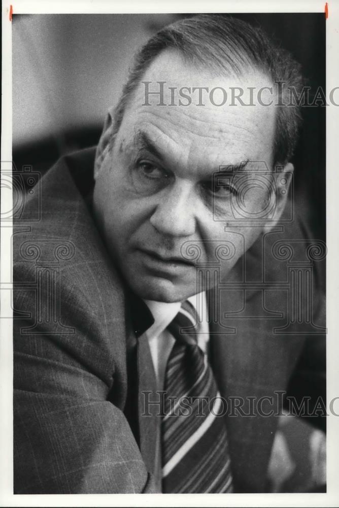 1981 Press Photo Edwin Newman - Historic Images