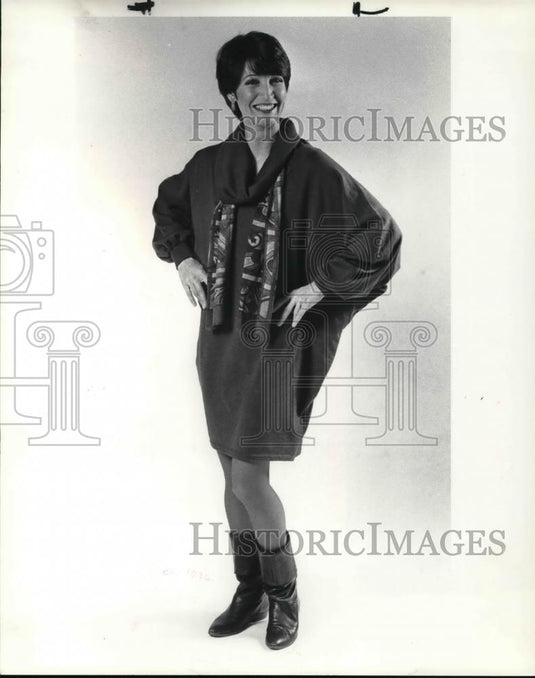 1984 Press Photo Linda McDermott at Kennedy's in Playhouse Square Center - Historic Images