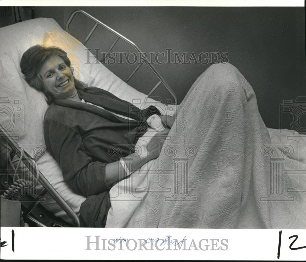 1986 Press Photo Arin Ashby suffered a heart attack & underwent triple-bypass - Historic Images