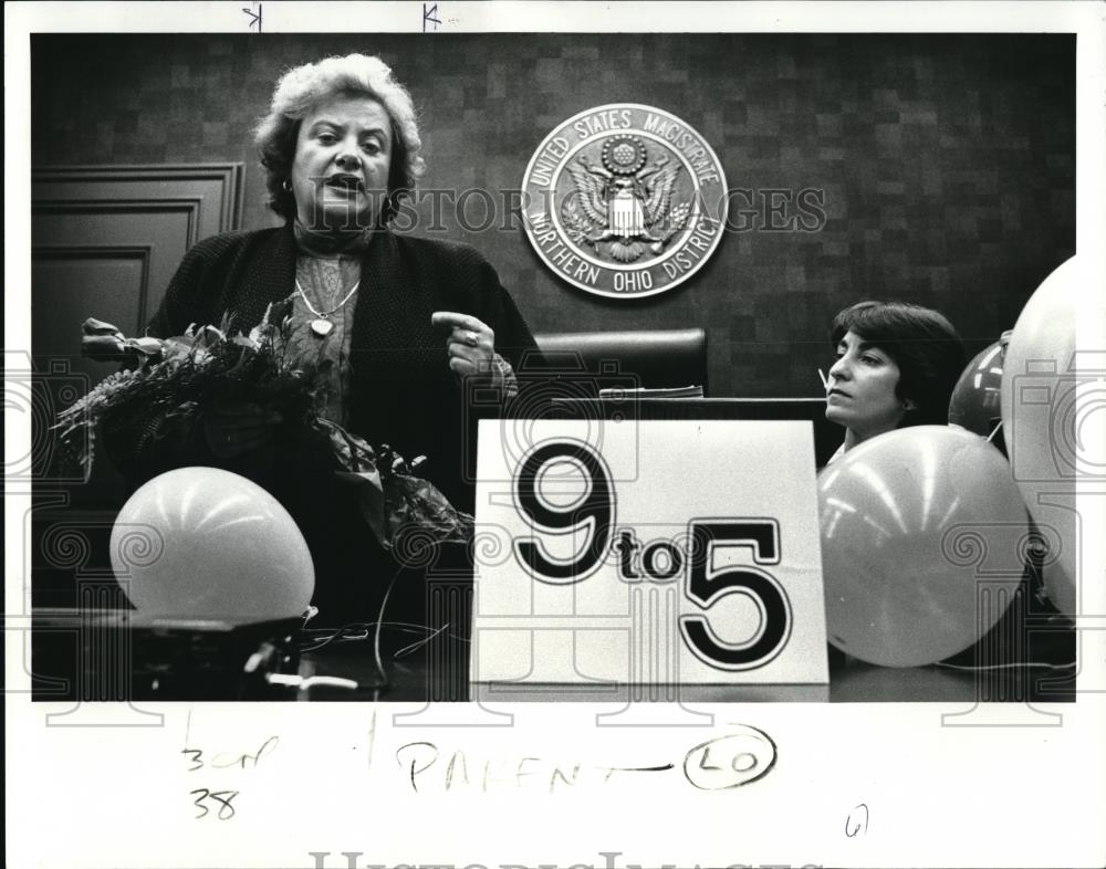1987 Press Photo Congresswoman Mary Rose Oakar - Historic Images