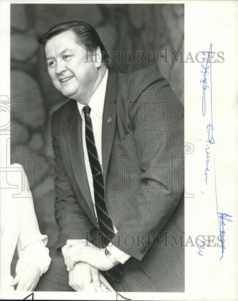1985 Press Photo Former Idaho Rep George Hansen - ora32592 - Historic Images