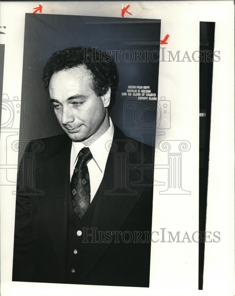 1981 Press Photo Sanford A. Prudoff, ex director of Lorain's Dev't Dept. - Historic Images
