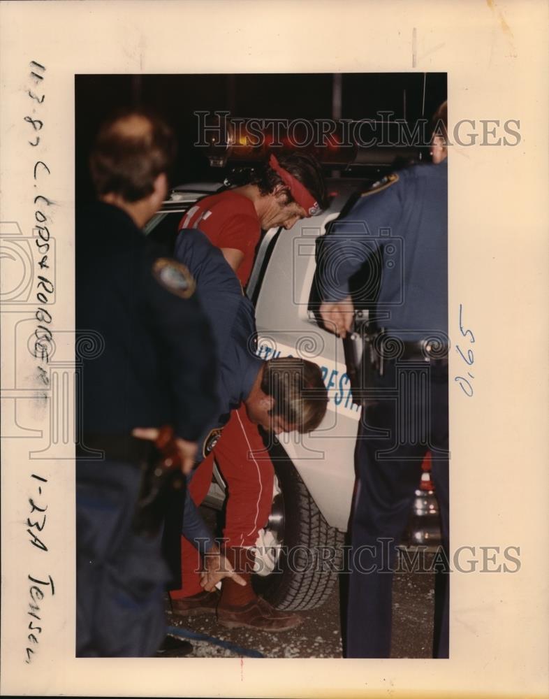 1987 Press Photo David Olon Harrington Robbery Suspect - ora32009 - Historic Images