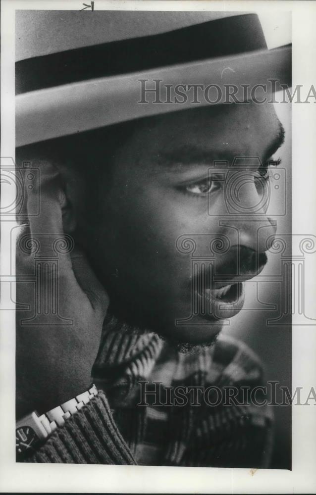 1974 Press Photo Quinton Davis,17, student body President - ora16055 - Historic Images