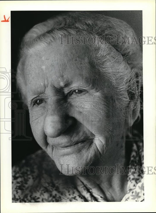 1980 Press Photo Mrs. Helen Obermayer of Maple heights - 271 - Historic Images