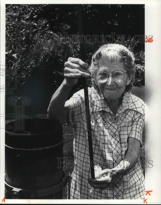 1980 Press Photo Carrie Virginia Hoover Centerburg Ohio - cvp21970 - Historic Images