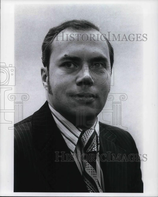 1973 Press Photo Ted Ingersoll Vice President of Marshalk Co. Cleveland Ohio - Historic Images