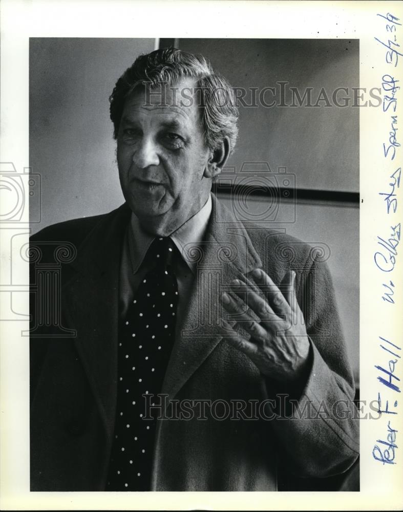 1980 Press Photo Peter F. Hall University of California at Irving - ora32883 - Historic Images