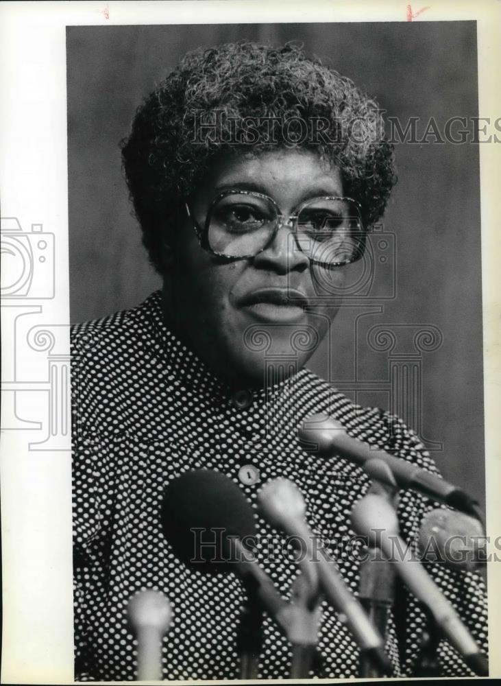 1980 Press Photo Erma E. Hepburn, a Portland social service administrator - Historic Images