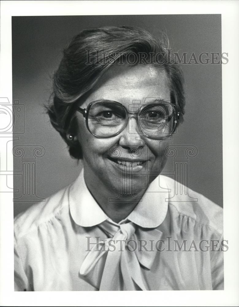 1987 Press Photo Betty Reardon, Director of Peace Studies at Columbia University - Historic Images
