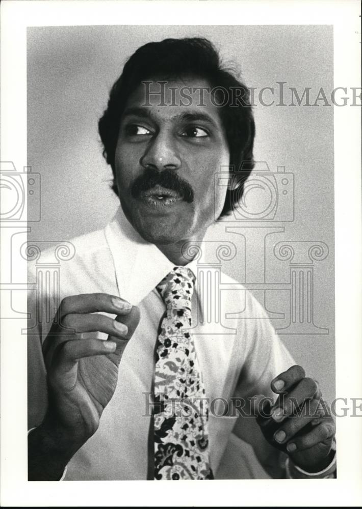 1980 Press Photo George Palamattam of Cuyahoga Community College - cva33106 - Historic Images