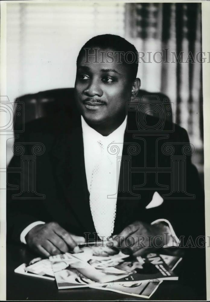 1983 Press Photo John Johnson, president of Johnson Publishing Co. - cvp25481 - Historic Images