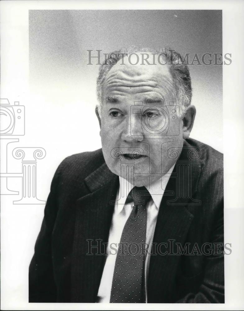1986 Press Photo Frank Mosier Jr. President of Standard Oil Co. - cva29357 - Historic Images