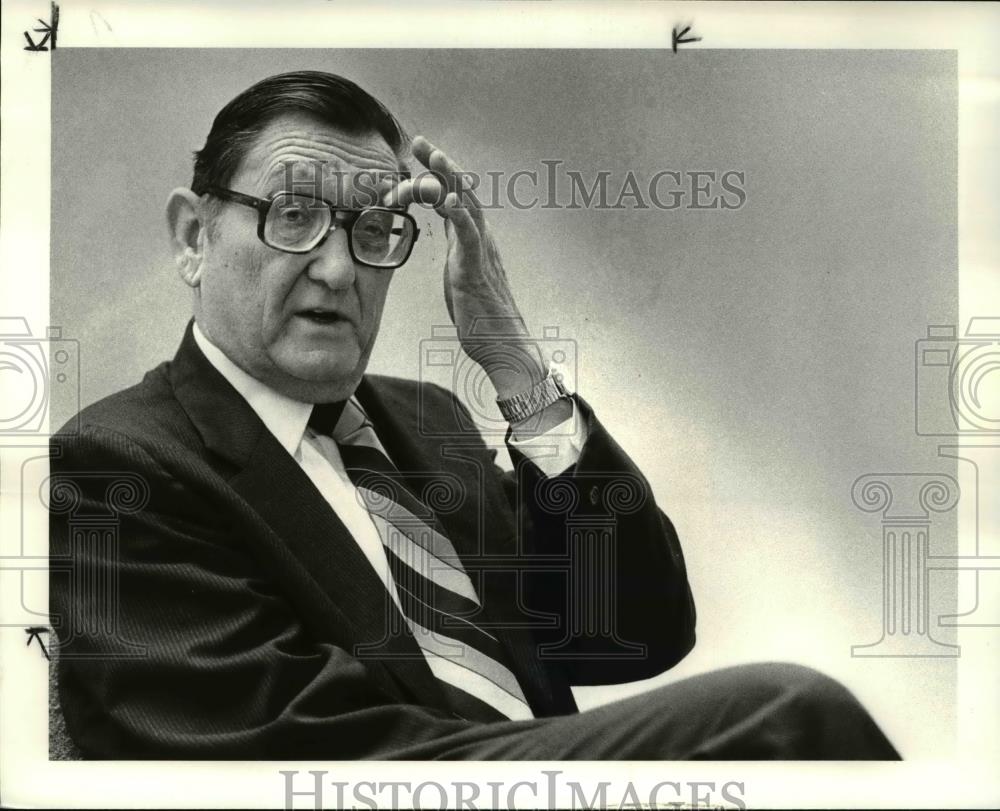 1984 Press Photo Ambassador Edward L. Rowny, US Chief Arms Control - Historic Images