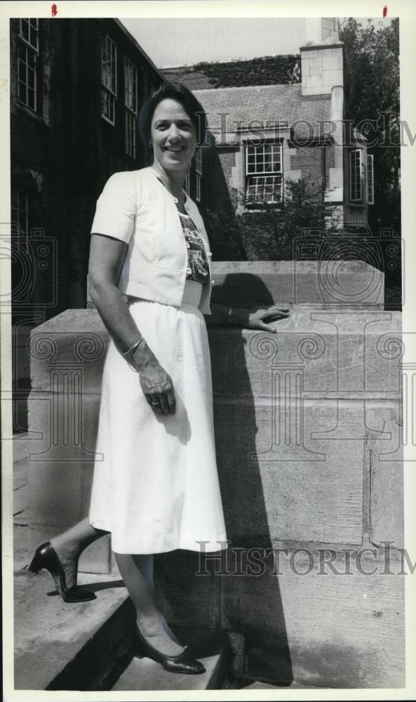 1978 Press Photo Margaret Orborne Head of Hathway Brown - Historic Images