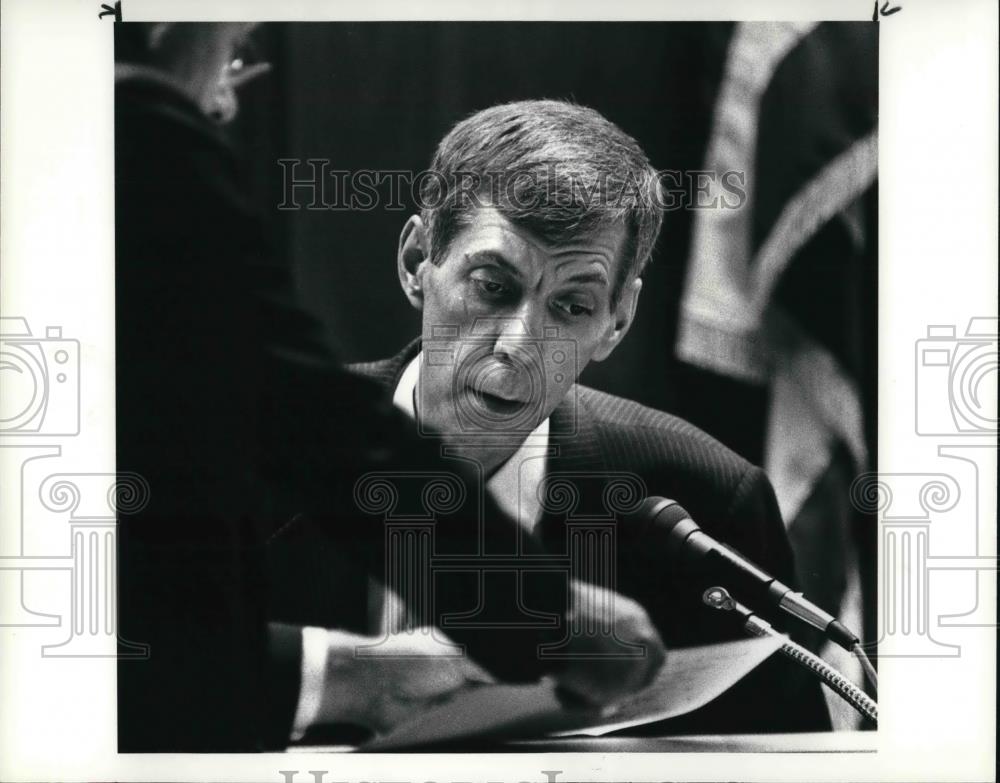 1985 Press Photo Former Shefield Lake teacher, Donald Marshall - Historic Images