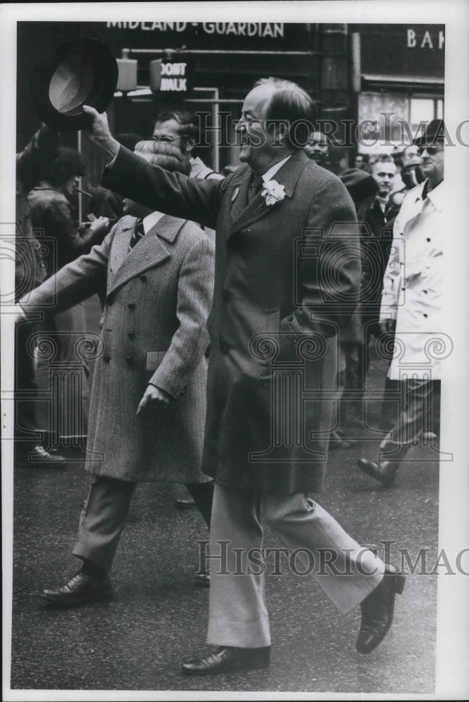 1972 Press Photo Senator Hubert Humphrey - cvp24342 - Historic Images