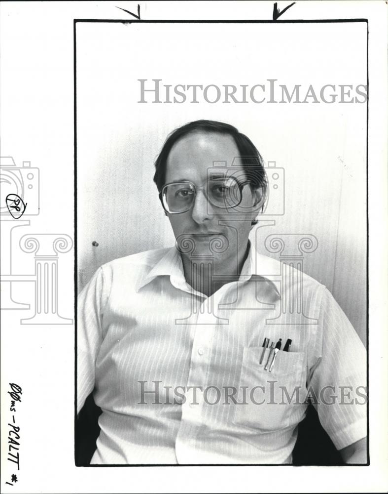 1986 Press Photo Wolsonville, Ore city planning director Ben J Altman - ora02097 - Historic Images