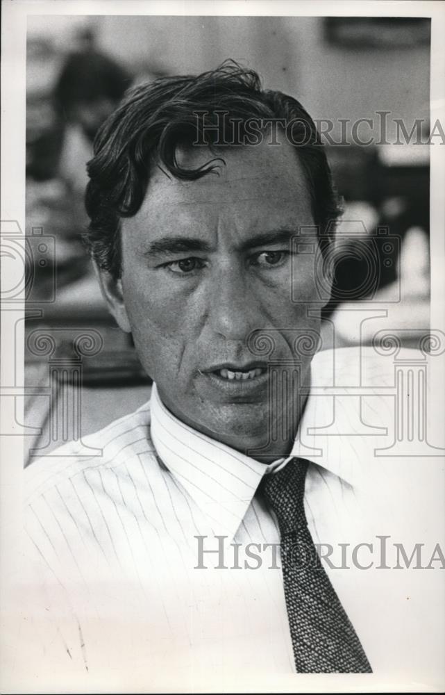 1972 Press Photo Sanford Gottlieb of SANE, a citizens group to stop nuclear test - Historic Images
