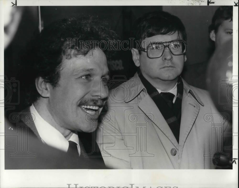 1985 Press Photo Gary Kucinich and John Lynch - cva27727 - Historic Images