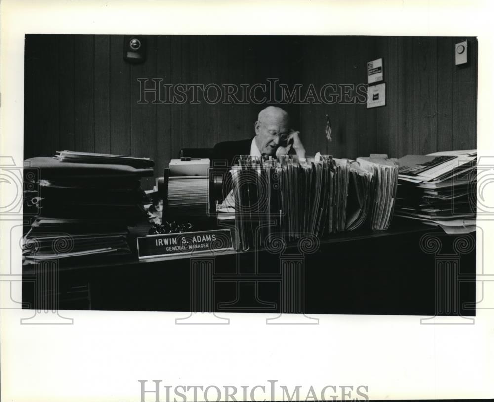 1979 Press Photo Irwin S. Adams, General Manager - ora02393 - Historic Images