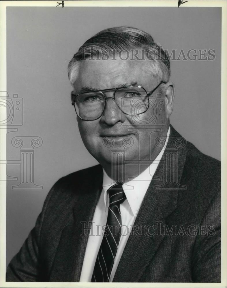 1985 Press Photo George J Hallinan of Rocketdyne - Historic Images