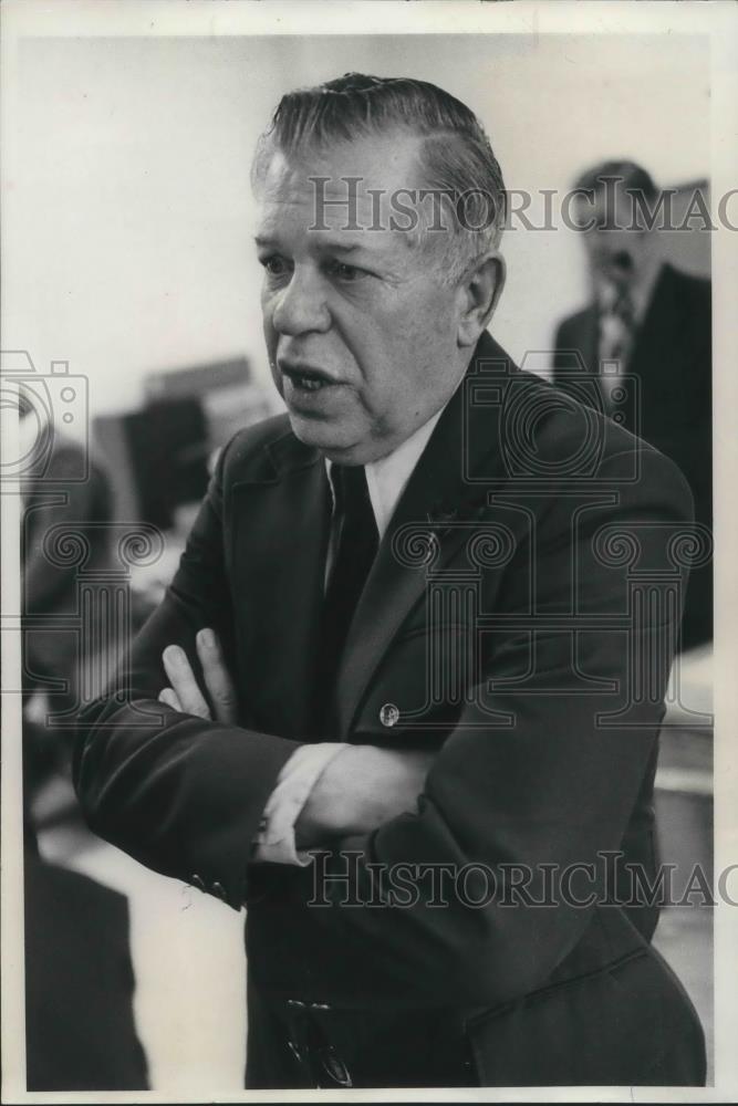 1978 Press Photo Retired St Helens Police Chief Carl Dentier, died in his home - Historic Images