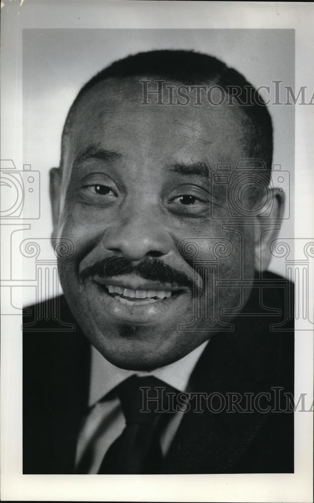 1969 Press Photo Rev John Jackson, pastor of Mount Olivet Baptist Church - Historic Images
