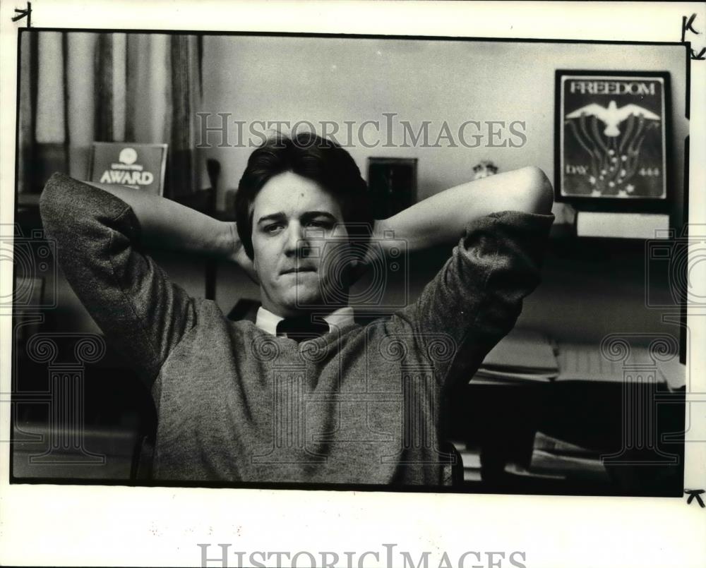 1983 Press Photo Edward Looman - Historic Images