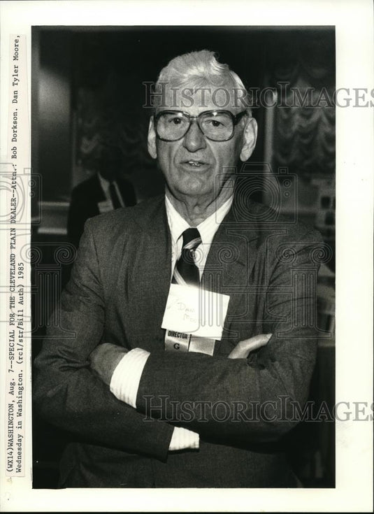 1985 Press Photo Dan Tyler Moore - Historic Images