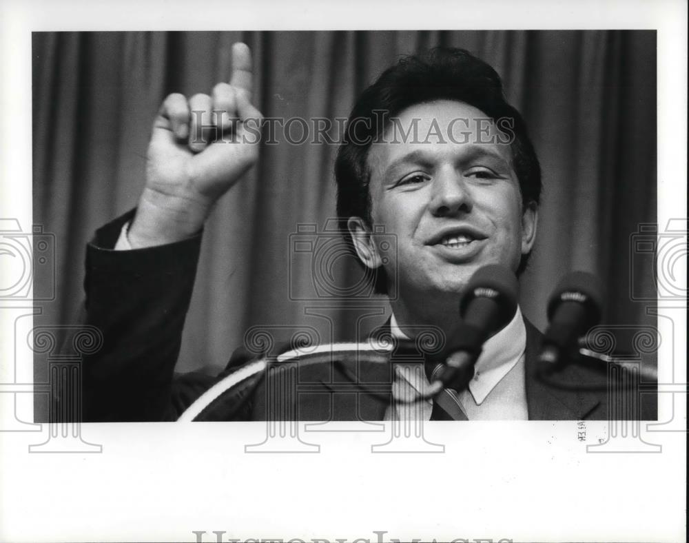 1985 Press Photo Gary Kucinich - Historic Images