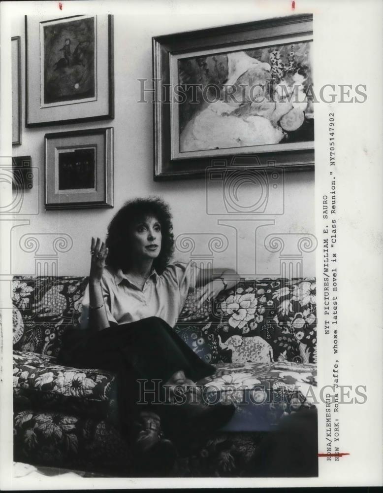 1979 Press Photo Rona Jaffe latest novel Class Reunion - cvp21187 - Historic Images