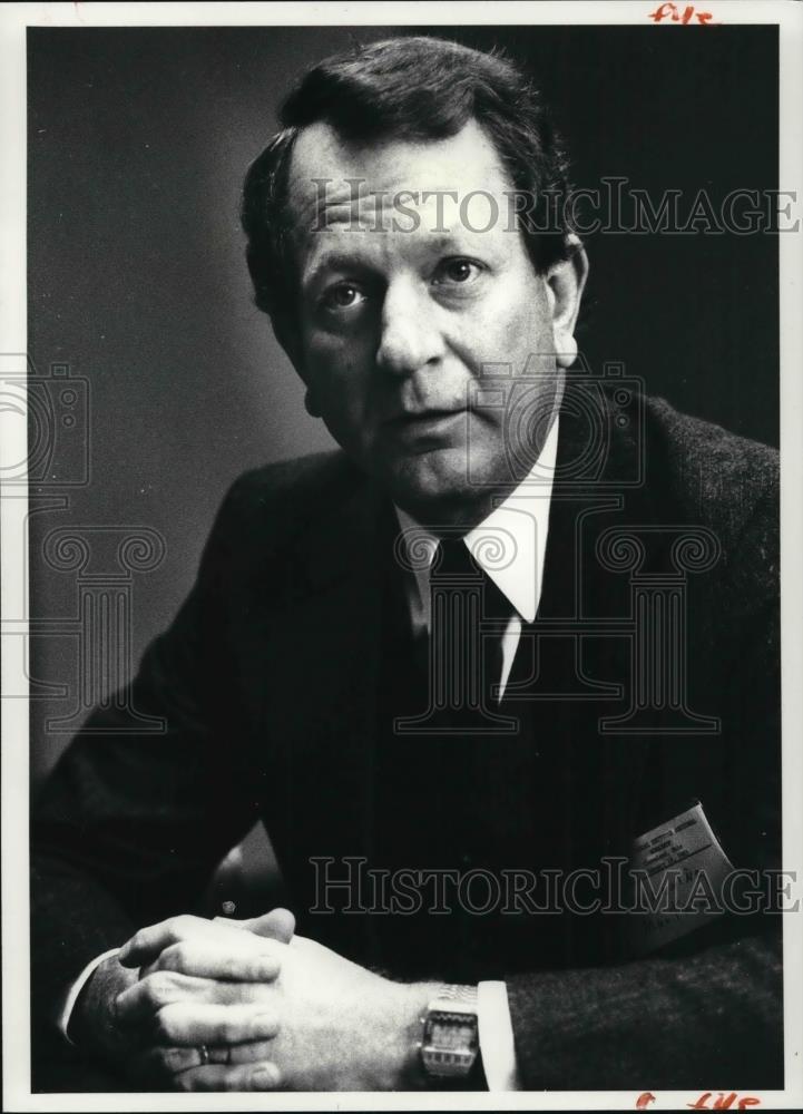 1983 Press Photo Manning Muntzing President of Am. Nuclear Society - Historic Images