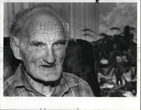 1982 Press Photo Mervin Marsh of Mechanicstown in Ohio - Historic Images