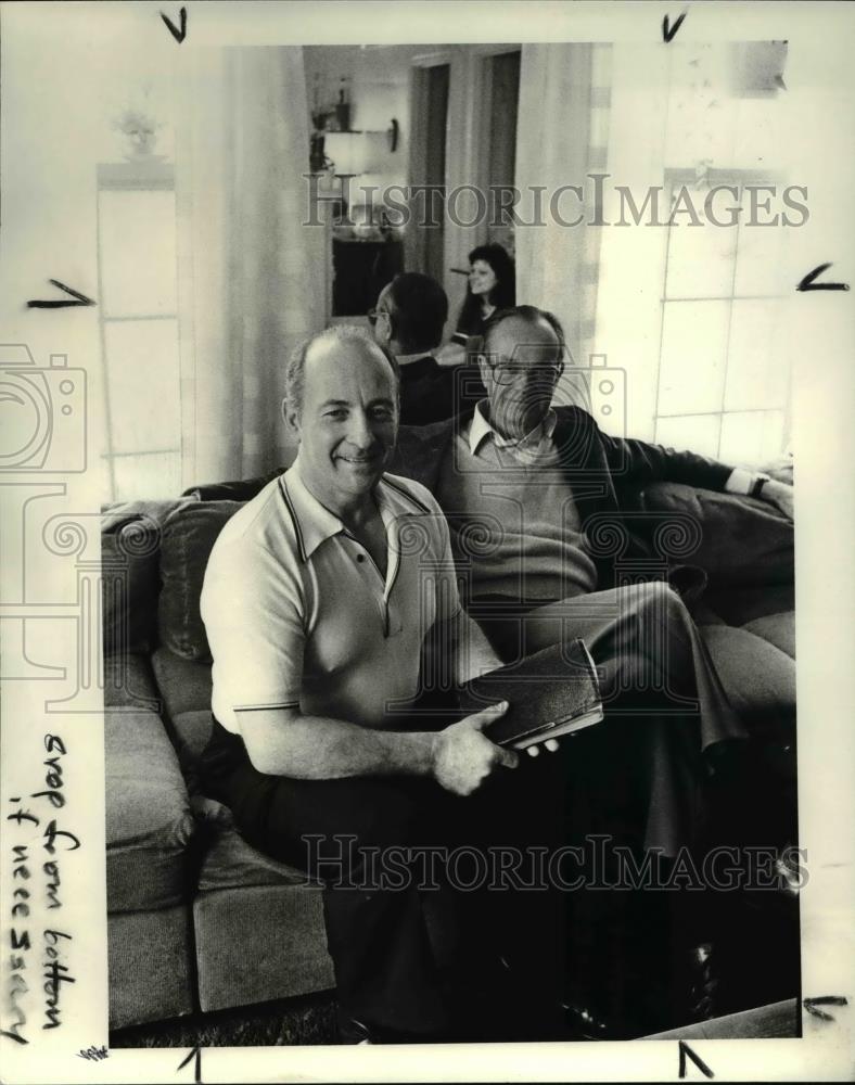 1986 Press Photo Bill Rusnak and Ted Spelman - Historic Images