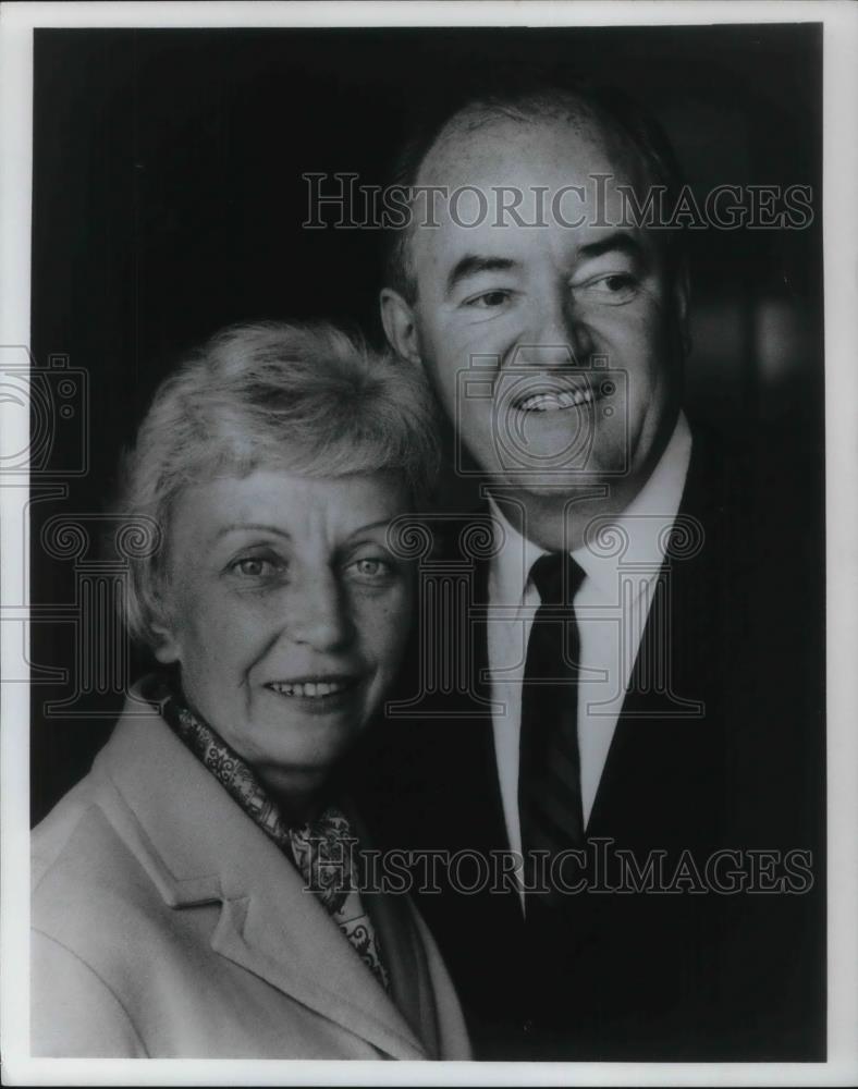 1971 Press Photo Mr. and Mrs. Hubert Humphrey - cvp24003 - Historic Images