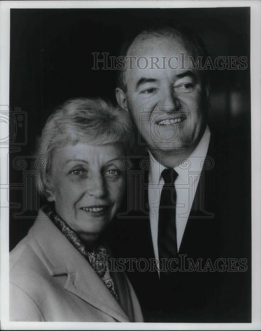 1971 Press Photo Mr. and Mrs. Hubert Humphrey - cvp24003 - Historic Images