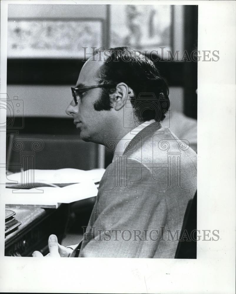 1970 Press Photo H Jay Folberg From Legal Aid Society Supported Request For Park - Historic Images