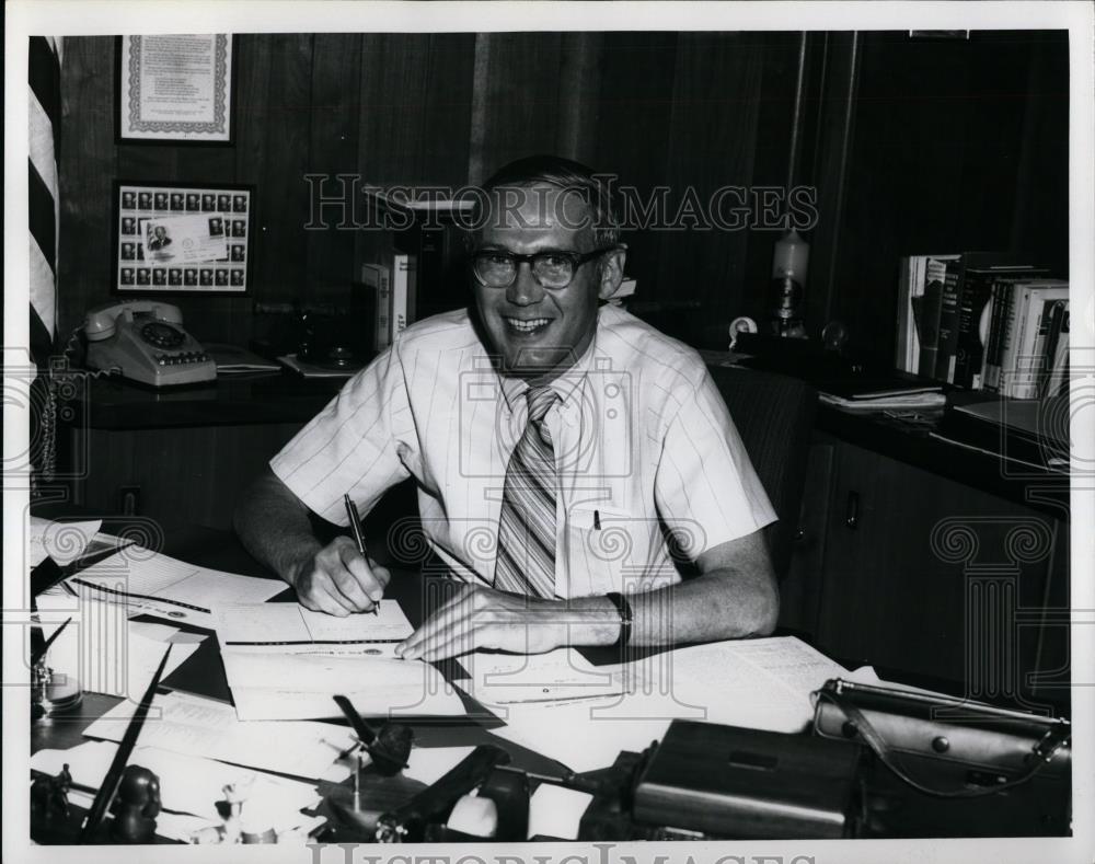 1971 Press Photo Youngstown Mayor John C. Hunter - cvp26828 - Historic Images
