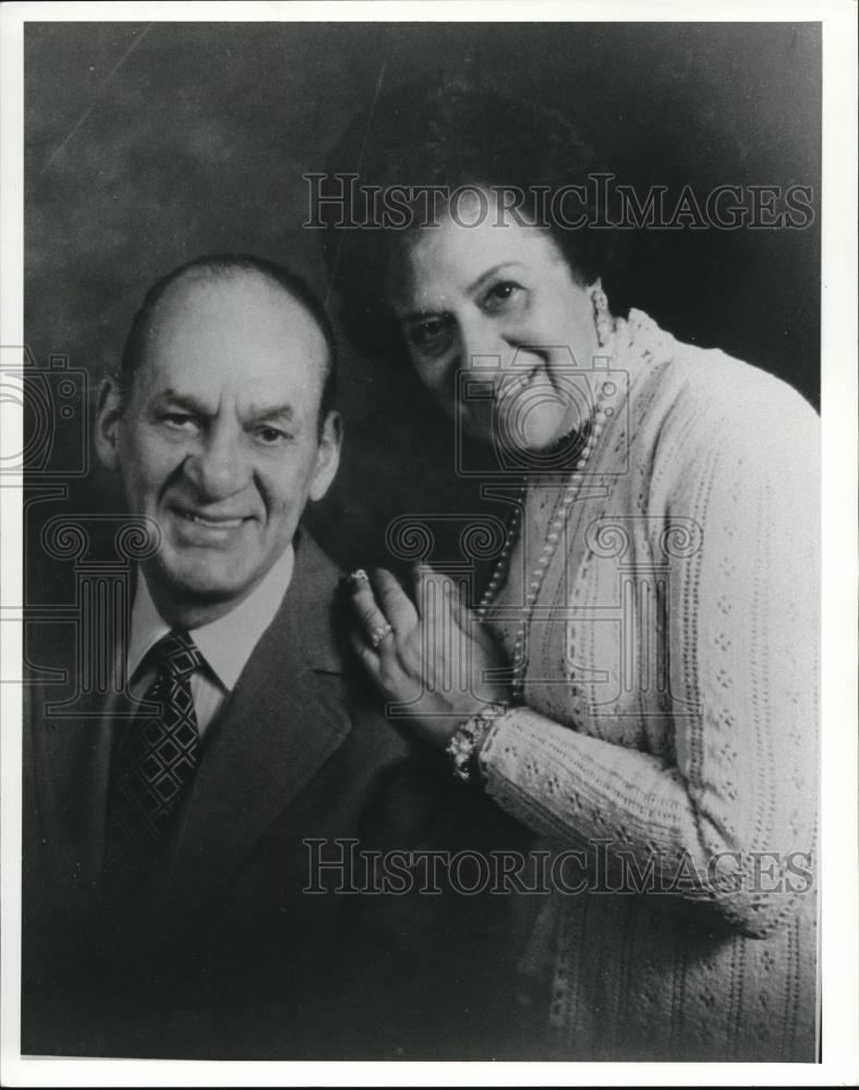 1987 Press Photo Mr &amp; Mrs Leo Mintz - Historic Images