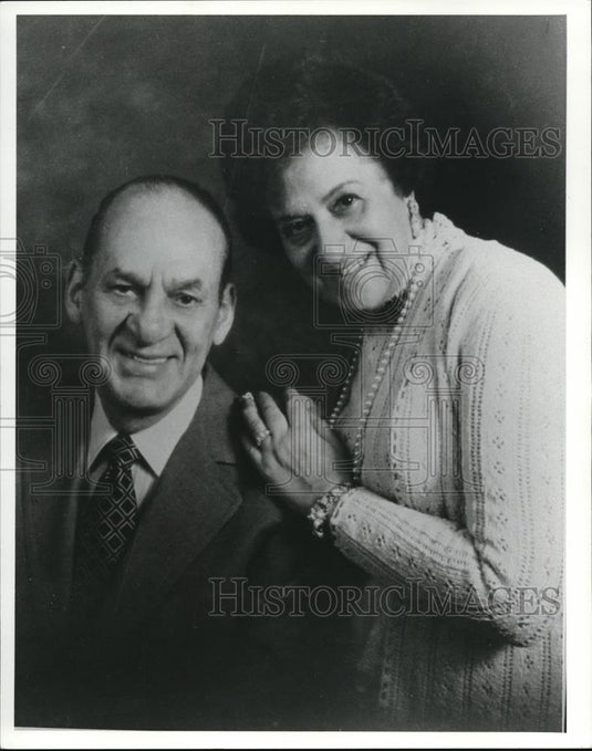 1987 Press Photo Mr & Mrs Leo Mintz - Historic Images