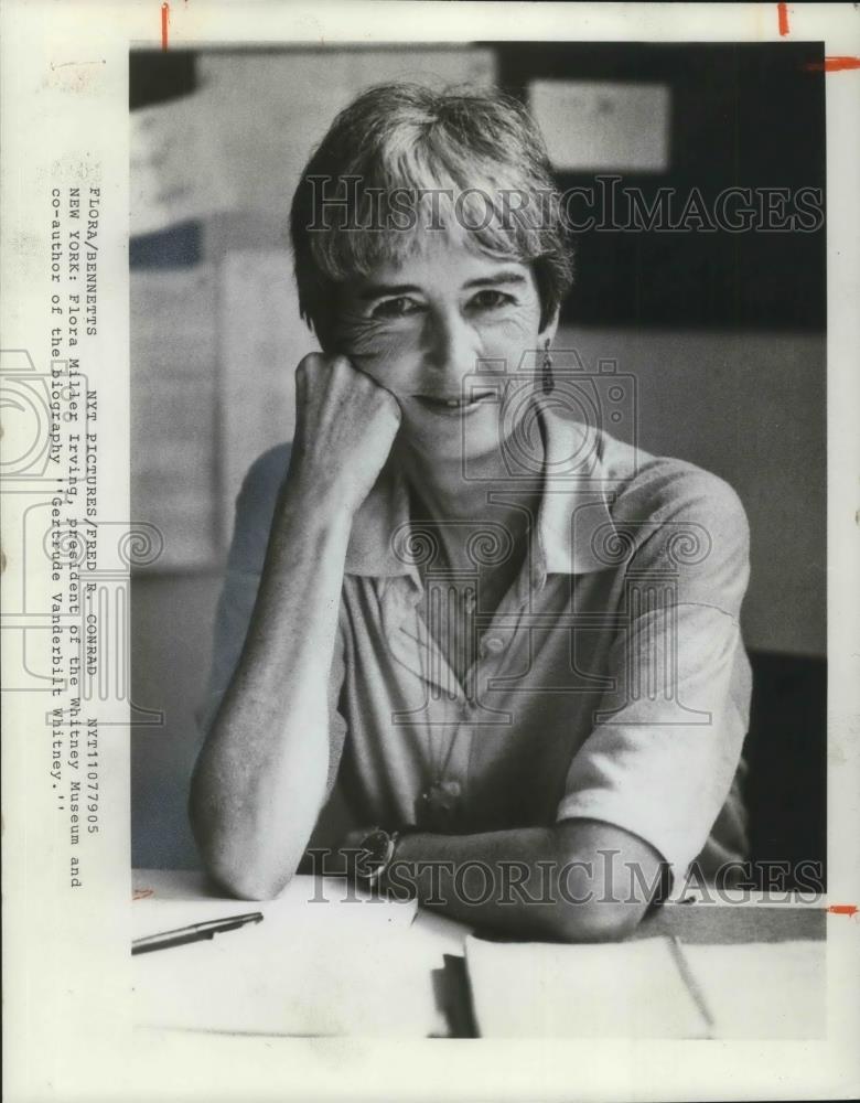 1979 Press Photo Flora Miller Irving President of Whitney Museum - cvp23440 - Historic Images