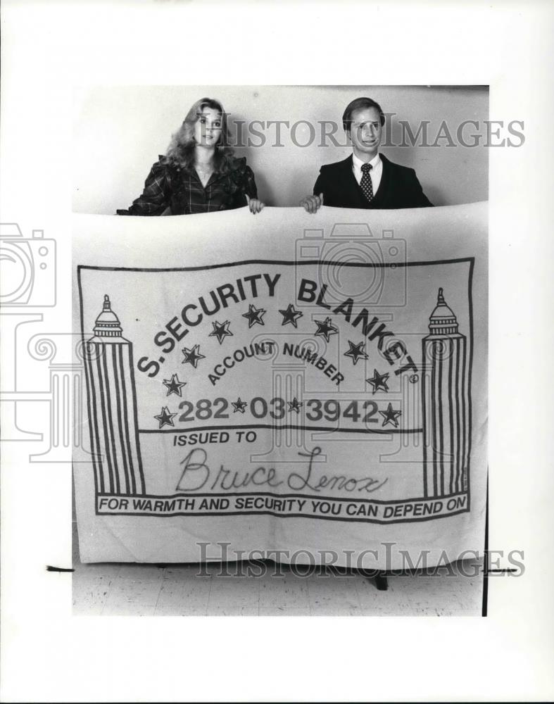 1982 Press Photo Cheryl Egizzi and Bruce Lennox - Historic Images