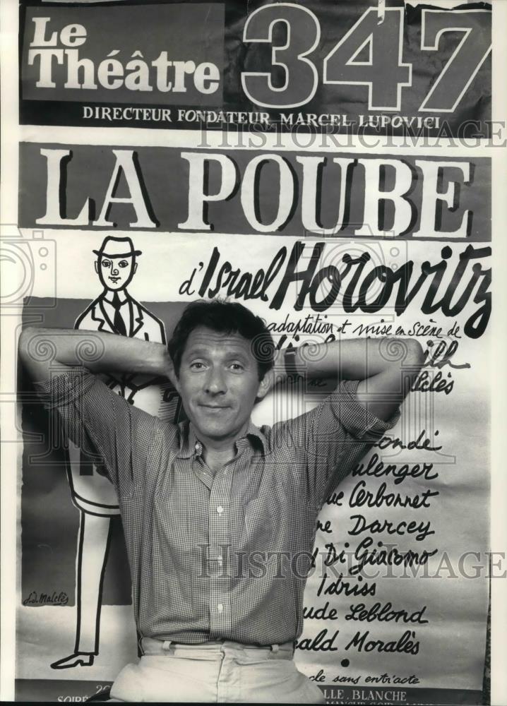 1986 Press Photo Israel Horovitz, author of Today I Am a Fountain Pen - Historic Images