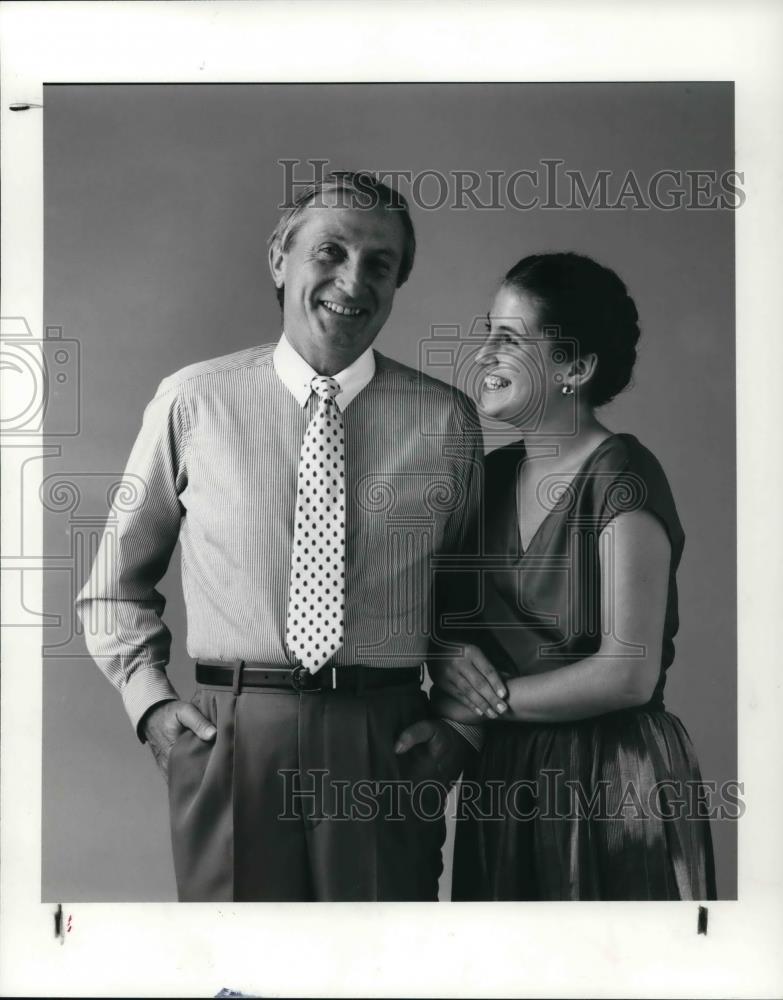 1984 Press Photo Judge William J. McCrone and Tricia Westgate - Historic Images