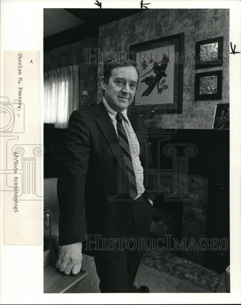 1985 Press Photo Charlie Pascoe - Historic Images