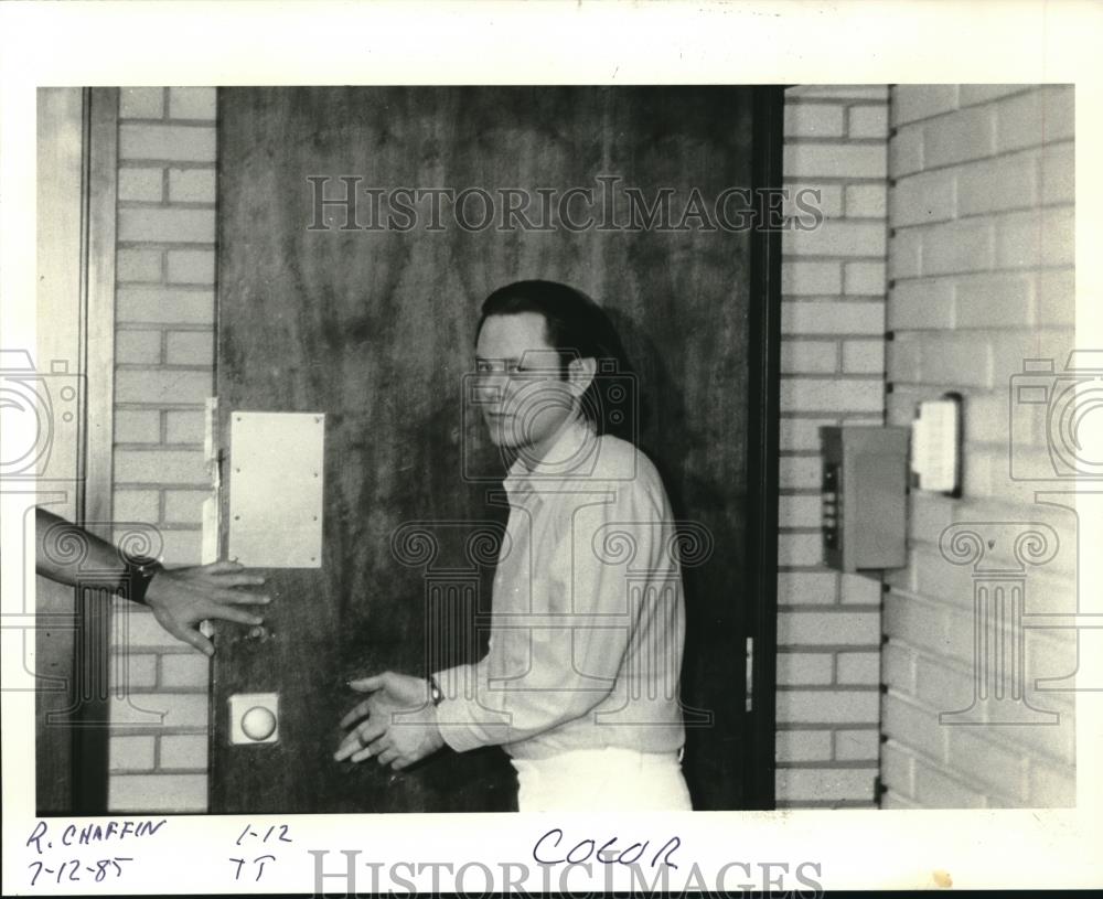 1985 Press Photo Benny Lee Chaffin kidnapper, rapist, murderer - ora01990 - Historic Images