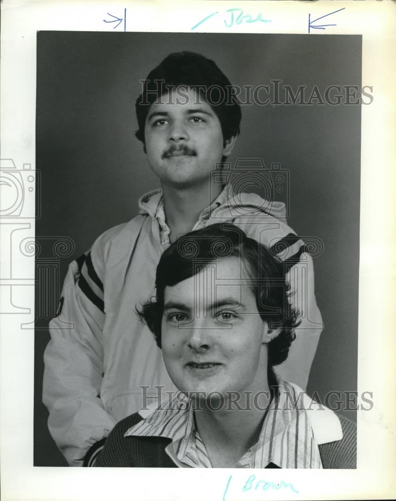 1981 Press Photo Hugh Brown &amp; Jose Narahd after bone marrow transplants - Historic Images